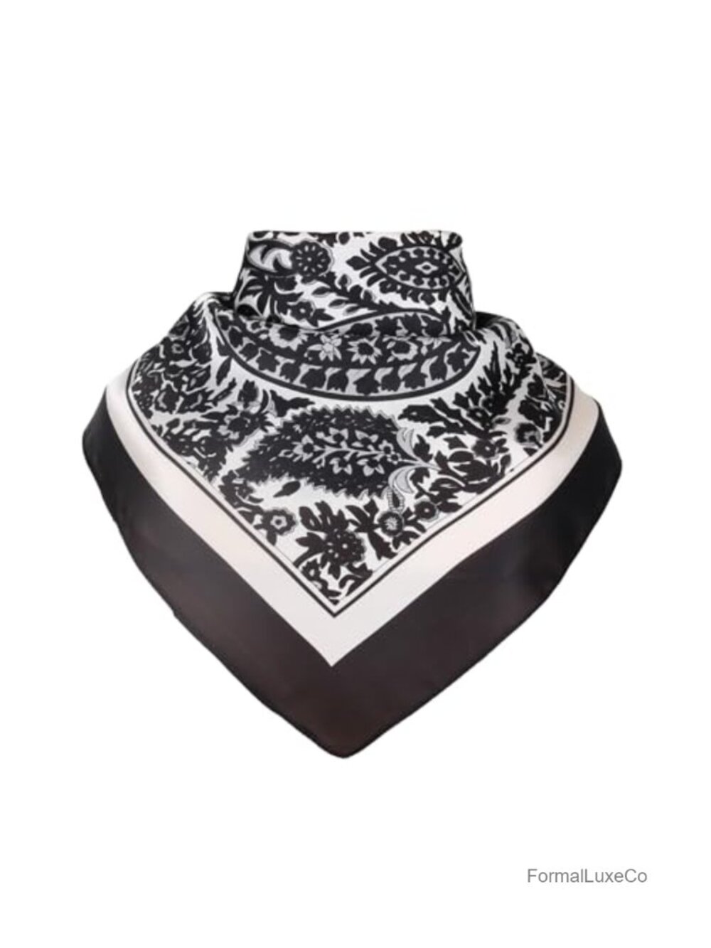 27.5" Satin Head Scarf Silk Bandana Hair Wrap Neck Scarf for Women Men
